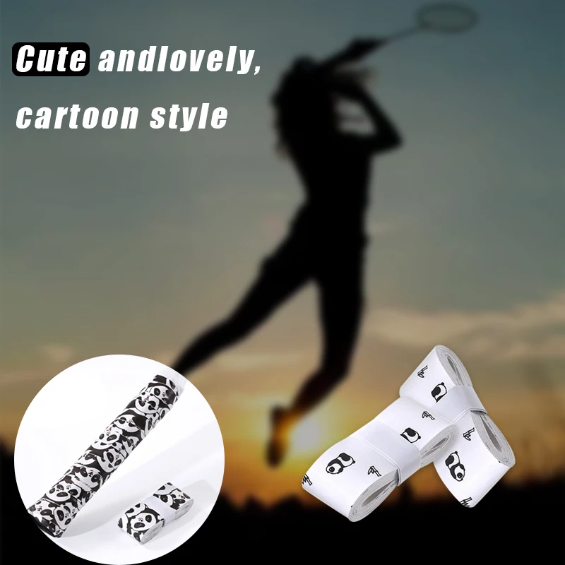 NPY موضة امتصاص العرق تنس الريشة شريط لحام الباندا مقاومة للاهتراء مضرب بدمنتون السيطرة التفاف Skidproof عرق الفرقة