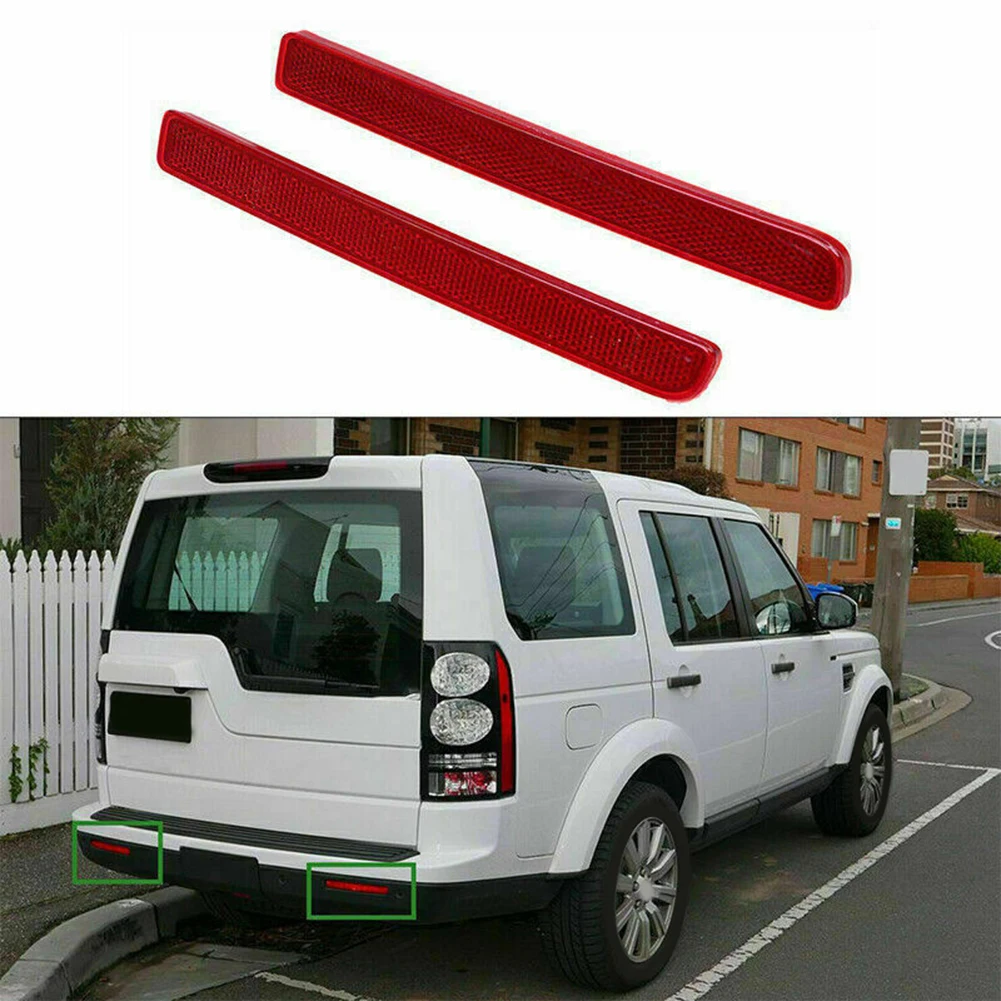 Discovery 3 Red Bumper Reflector OEM Number XFF500020 OEM Number XFF500030 Direct Replacement Easy Installation