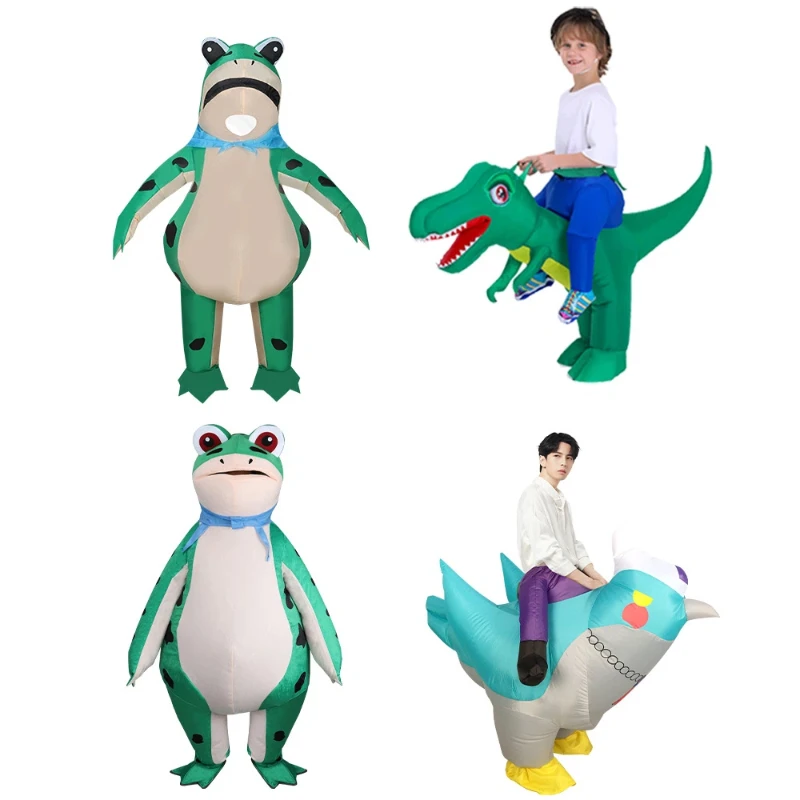 

Популярные милые забавные костюмы кукол-лягушки, надувные костюмы, сценическое представление, Хэллоуин, реквизит для косплея, реквизит для маркетинга по мероприятий, костюм