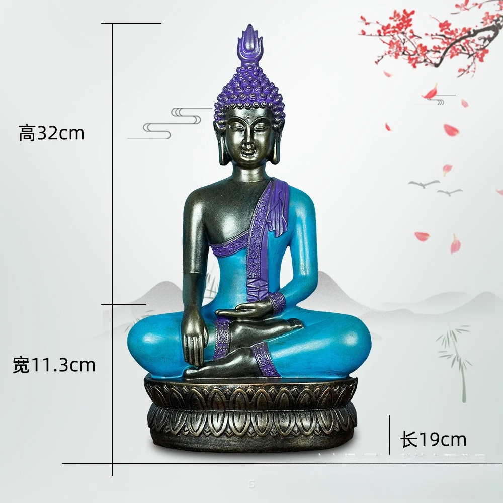 New South East Asia Style Buddha Resin Ornaments Home Decoration Resin Crafts Decor Living Room Decoration Home Accessories