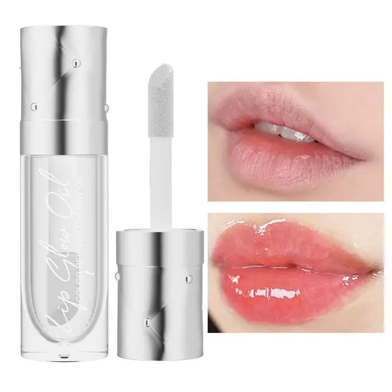 Lip Glow Oil Langdurige Hydraterende Lipgloss Getinte Transparante Voedende Lip Glow Oil Lippenbalsem Niet-Kleverige Lip Olie Getinte Lip