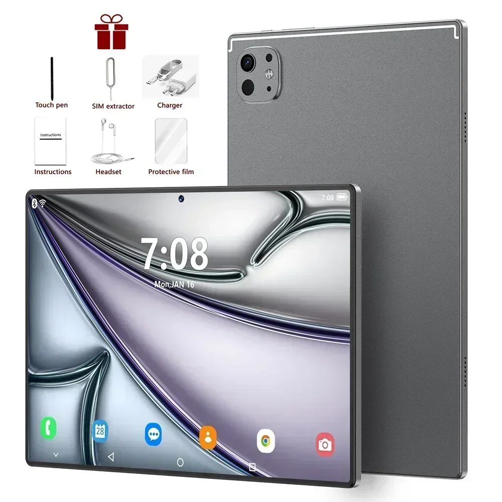 2025 Original Pad 9S Pro Tablets Android 15 22GB+2TB 10.1 inch Tablet PC Snapdragon888 Global Version 5G Dual SIM Card 10000mAh