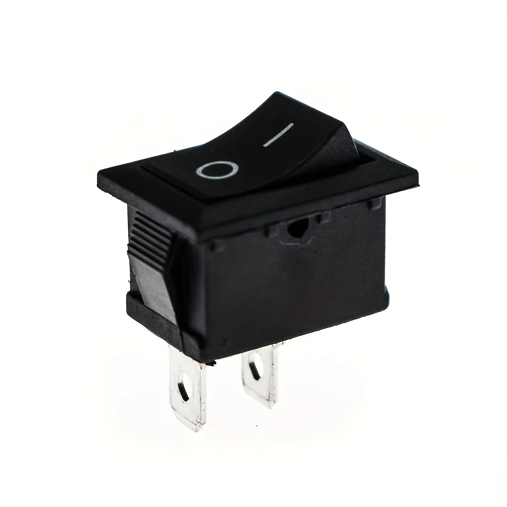 50/100pcs Kcd1 Copper feet 21*15 mm 2PIN Boat Rocker Switch SPST Snap-in ON/OFF Position Snap 6A/250V 21x15mm