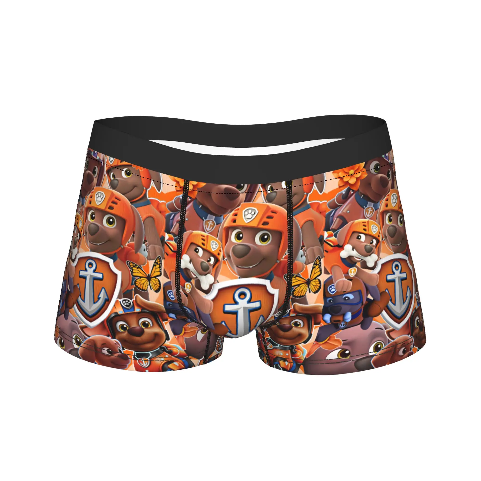 Paw Dogs Zuma Character Underwear  Men's Boxer Brief Breathable Boxershorts Quality Customs Oversize Panties