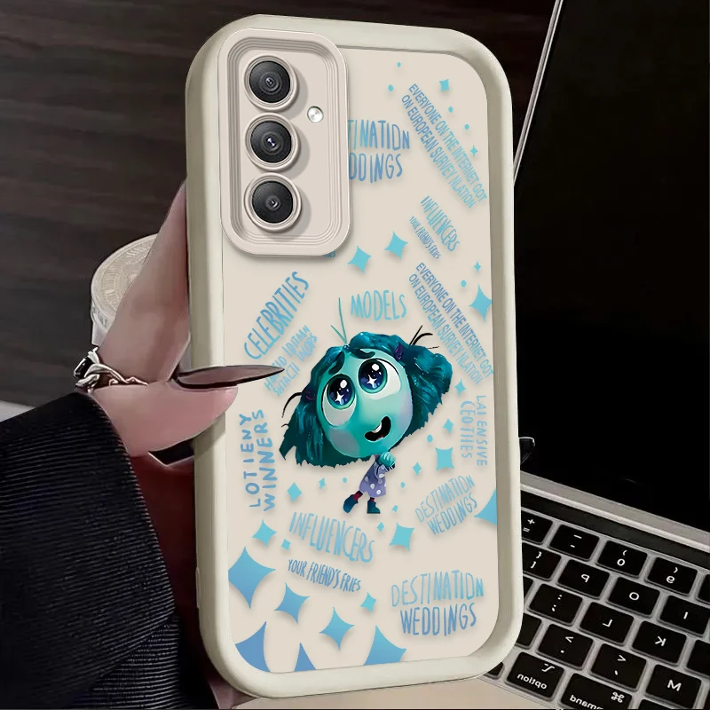 Custodia per telefono Disney Inside Out 2 per Samsung Galaxy A55 A15 A35 A25 A05 A05S 5G A24 A13 A23 A12 A22 A32 A52 A52S A71 A72 A51 Cover