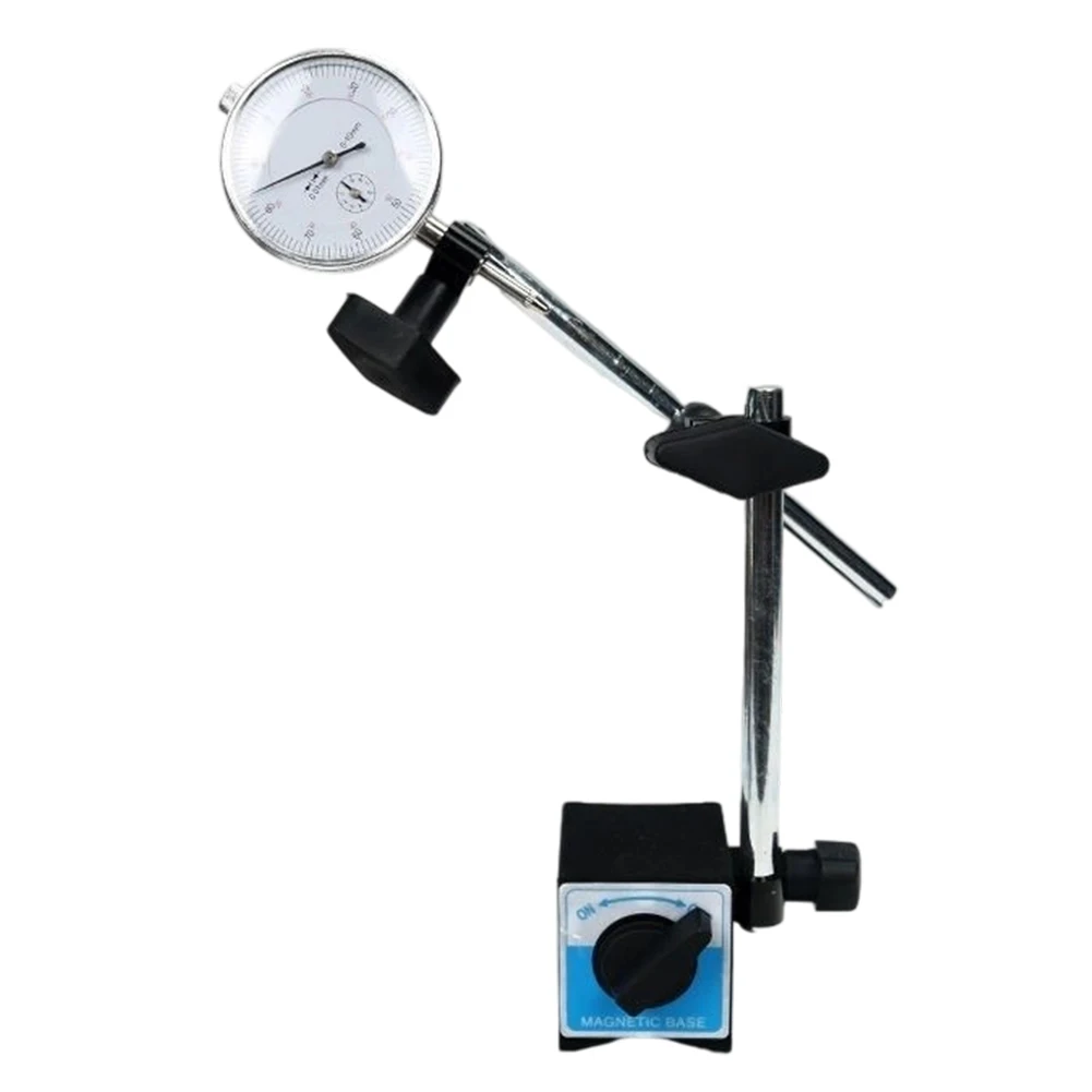 

1PCS/Set Dial Indicator Holder And Dial Indicator Conversion Auto Off Featured Measuring Tool 0-10x0.01mm Dial Indicator ﻿