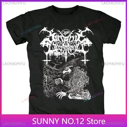 Mens Fashion Short Sleeve Satanic Warmaster Black Heavy Metal Men T Shirt Tops Harajuku Streetwear Hip Hop Tshirt