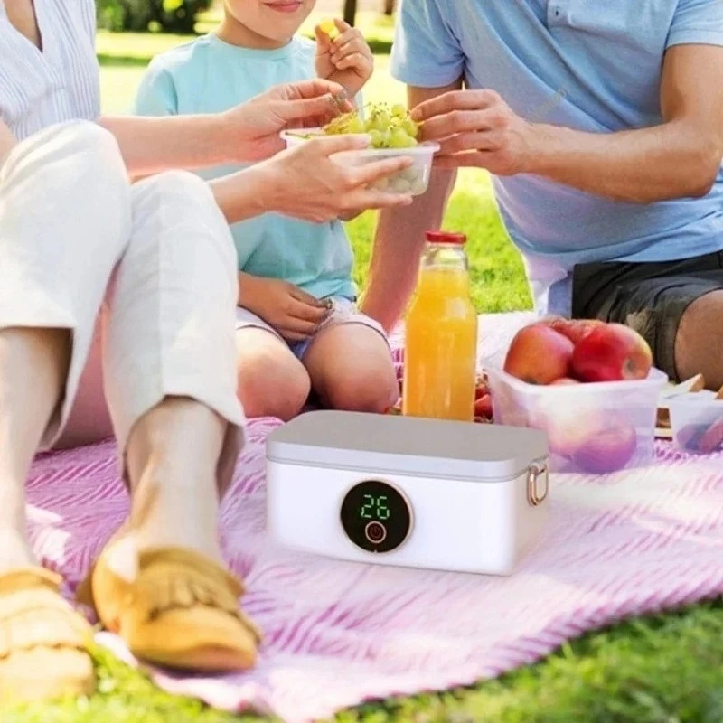 1000mL 16000mAh Food Insulation Container for On-the-Go Portable USB Rechargeable Wireless Electric Heating Lunch Box