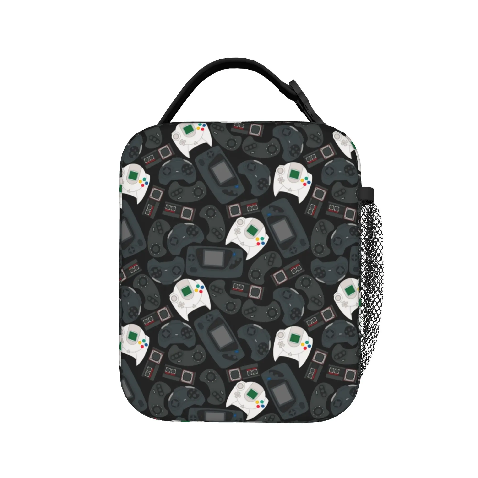 Game Controller Pattern Thermal Insulated Lunch Bags for Picnic  Portable Bento Box Thermal Cooler Lunch Boxes