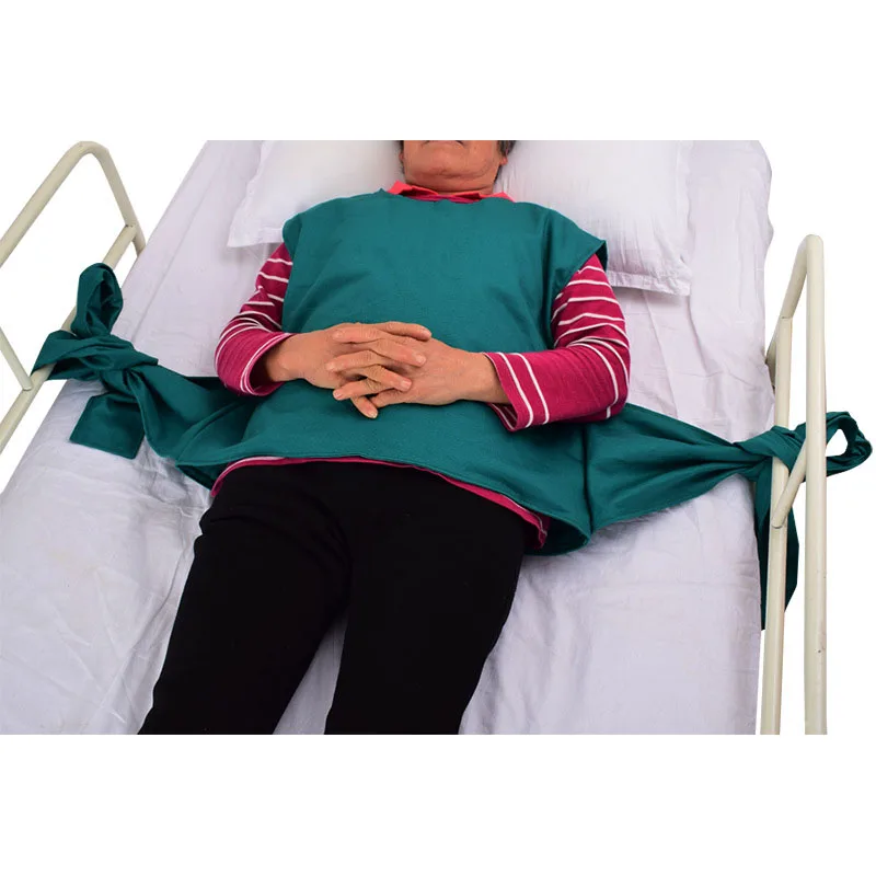 

Elderly Bedridden Safety Vests Restraint Clothing Double Layered Thickened Cotton Wheelchair Bed Security Fixation Belt