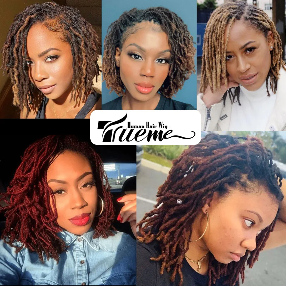 Trueme Afro Kinky Curly Bulk Human Hair Locs Brazilian Remy Natural Human Braiding Hair Locks Colored Crochet Hair For Braids