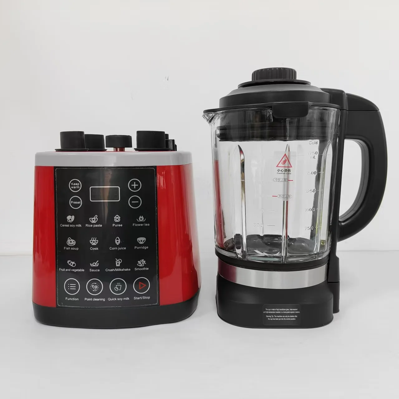 Factory Direct Supply Portable Smart Electric Commercial Juicer Smoothie Blenders Machine Soy Milk Maker Food Processor Mixer view 4
