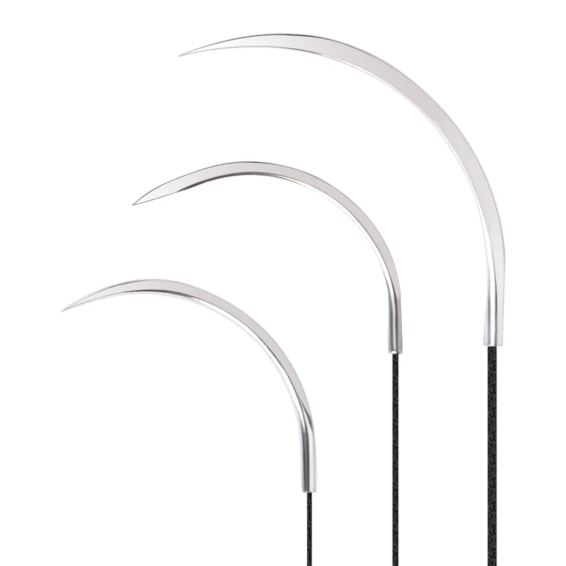 5 قطعة إبرة طبية للأسنان خياطة الموضوع ممارسة الجراحية خياطة الحرير غرز 2/0 3/0 4/0 تمارين المظاهرات التعليمية