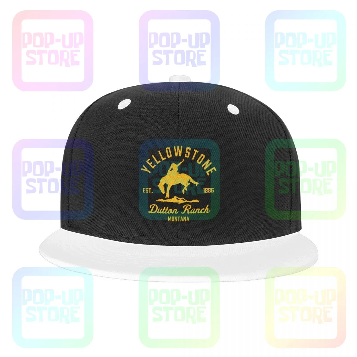 Yellowstone Bucking Bronco Horse Dutton Ranch Montana Tv Show Snapback Cap Colorful Baseball Caps Best Casual