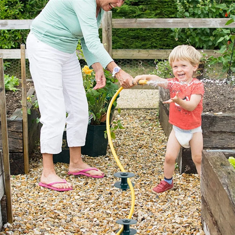 2PCS Garden Hose Guide Nails Set To Prevent The Garden Hose From Entering The Flower Bed For Plant Protection Set-BAAQ