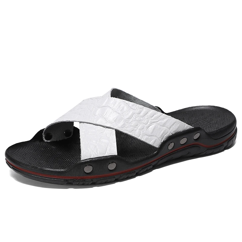 Men's plus-size sandals walking light non-slip outdoor beach flip-flops Fashion slippers casual men's shoes summer48