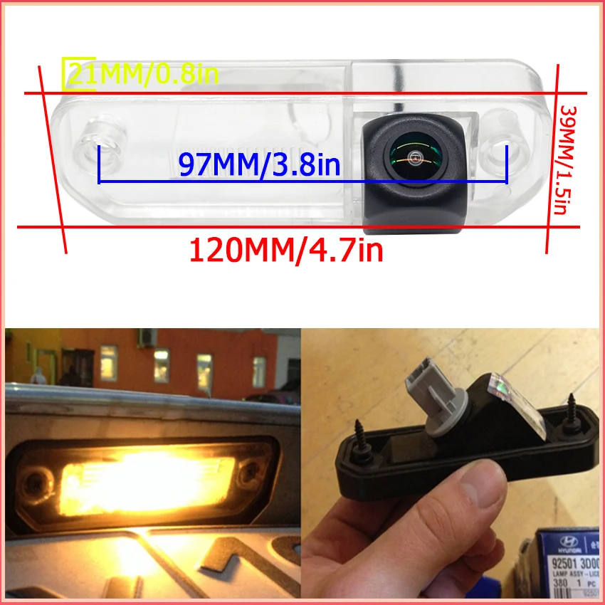 Backup Rear View camera For Hyundai Sonata Viv EF 2001 2002 2003 2004 Dynamic Night Vision Parking Ccamera license Plate Camera