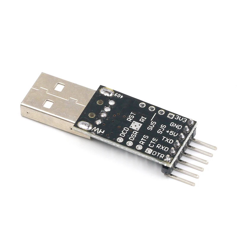 Cp2102 usb 2.0 para ttl uart módulo conversor serial de 6pin stc substitui ft232