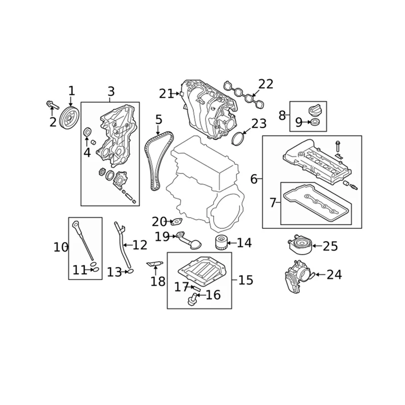 

A80X-Throttle Assembly 35100-25410 For Hyundai Sonata Santa Fe Kia Optima Sportage Sorento Throttle Body Valve 3510025410