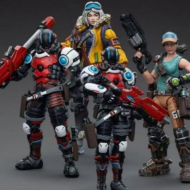 JOYTOY X INFINITY Wildcat Multi-function Tactical Unit Harpoon Icebreaker Monster Truck Driver  1:18 Action Figure Model Toy