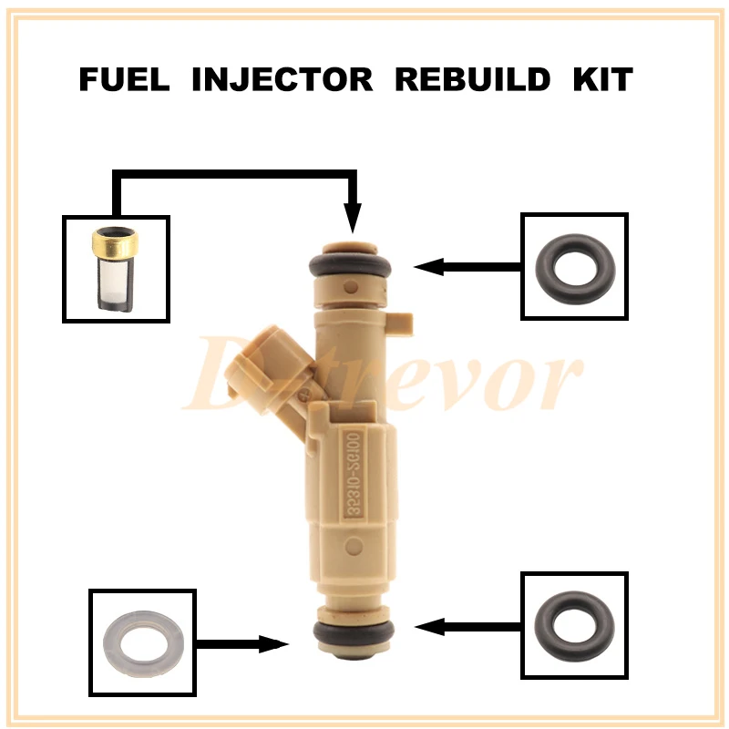 Fuel injector nozzle repair kit for 11-13 Hyundai Tucson 10-12 Kia Forte Koup 35310-2G100