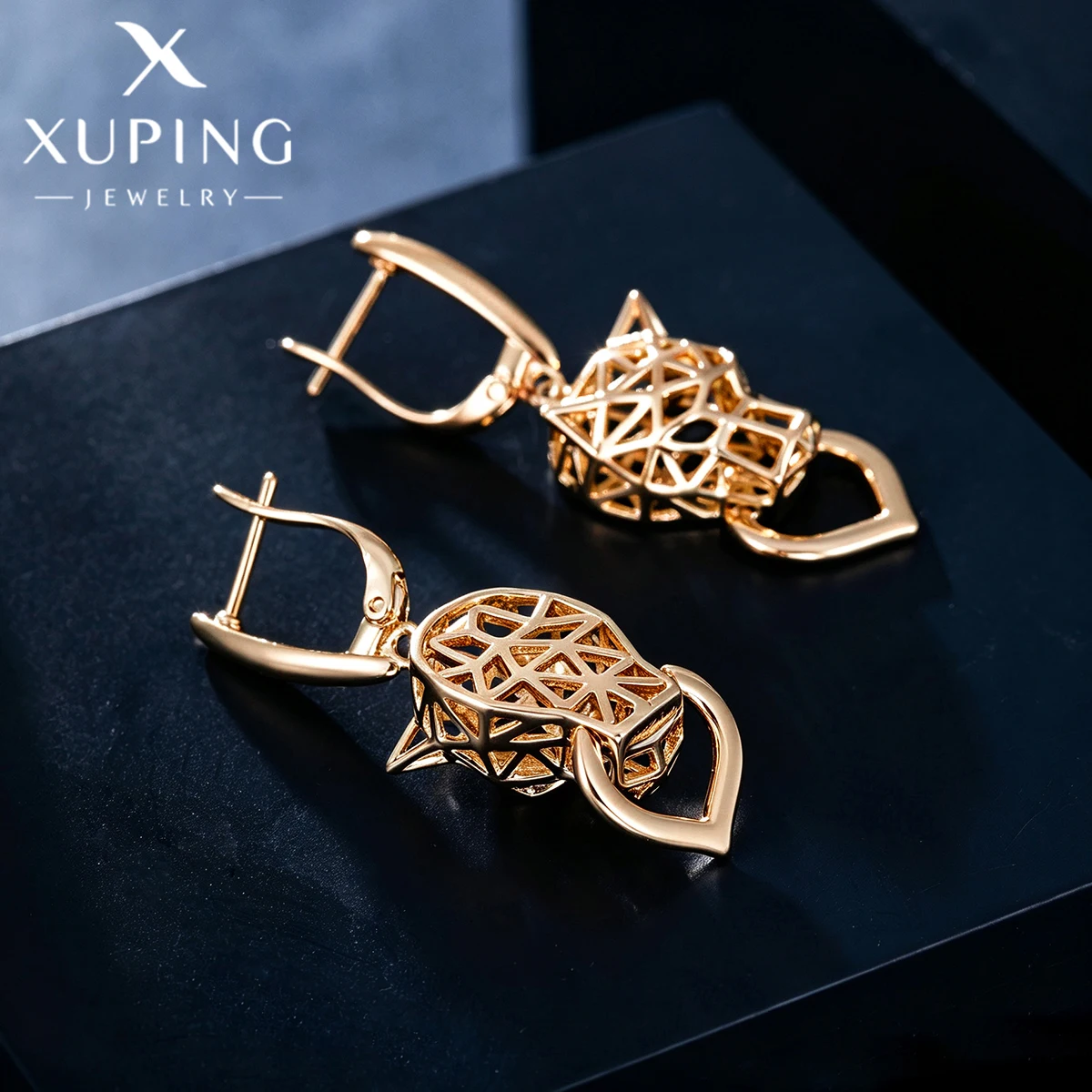 Xuping Schmuck Neu eingetroffen: Modische, tierförmige Creolen für Damen, Charm-Schmuck, Party, exquisites Geschenk X000020649 – Detail 15