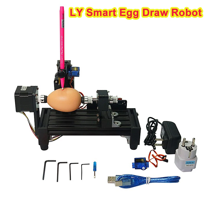 

LY normal size eggdraw eggbot Egg-drawing robot draw machine Spheres drawing machine drawing on egg and ball 220V 110V