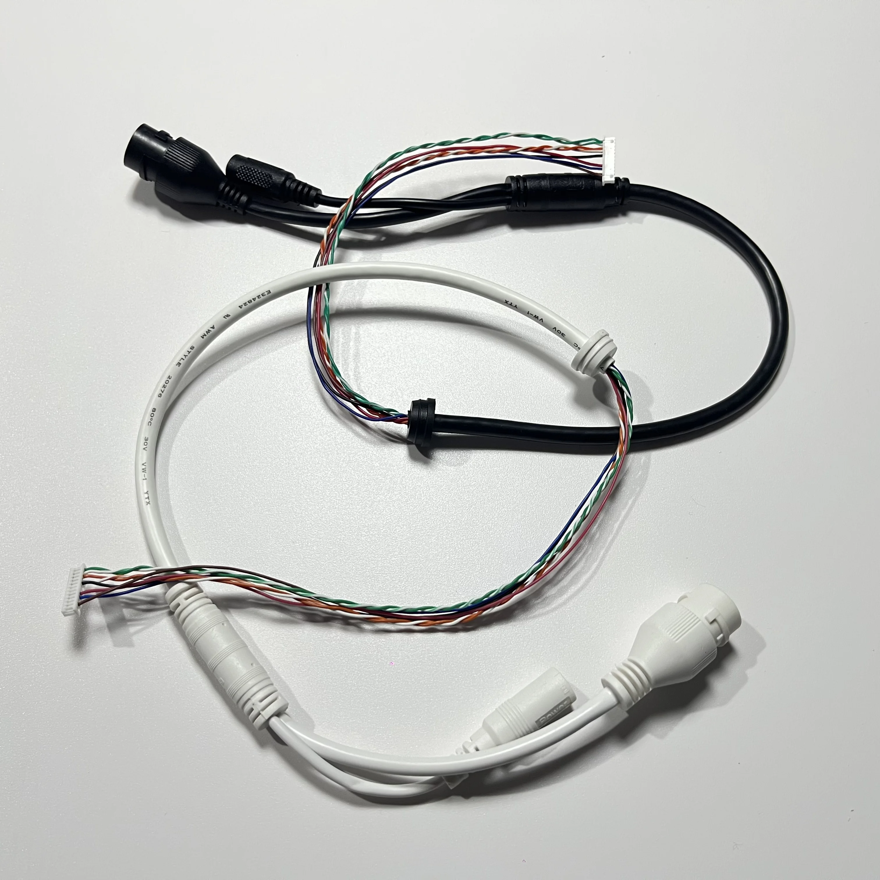 

1pcs Ethernet Lan PoE Cable RJ45 Network Cable 12 Pin 8 core For dahua ip dome camera