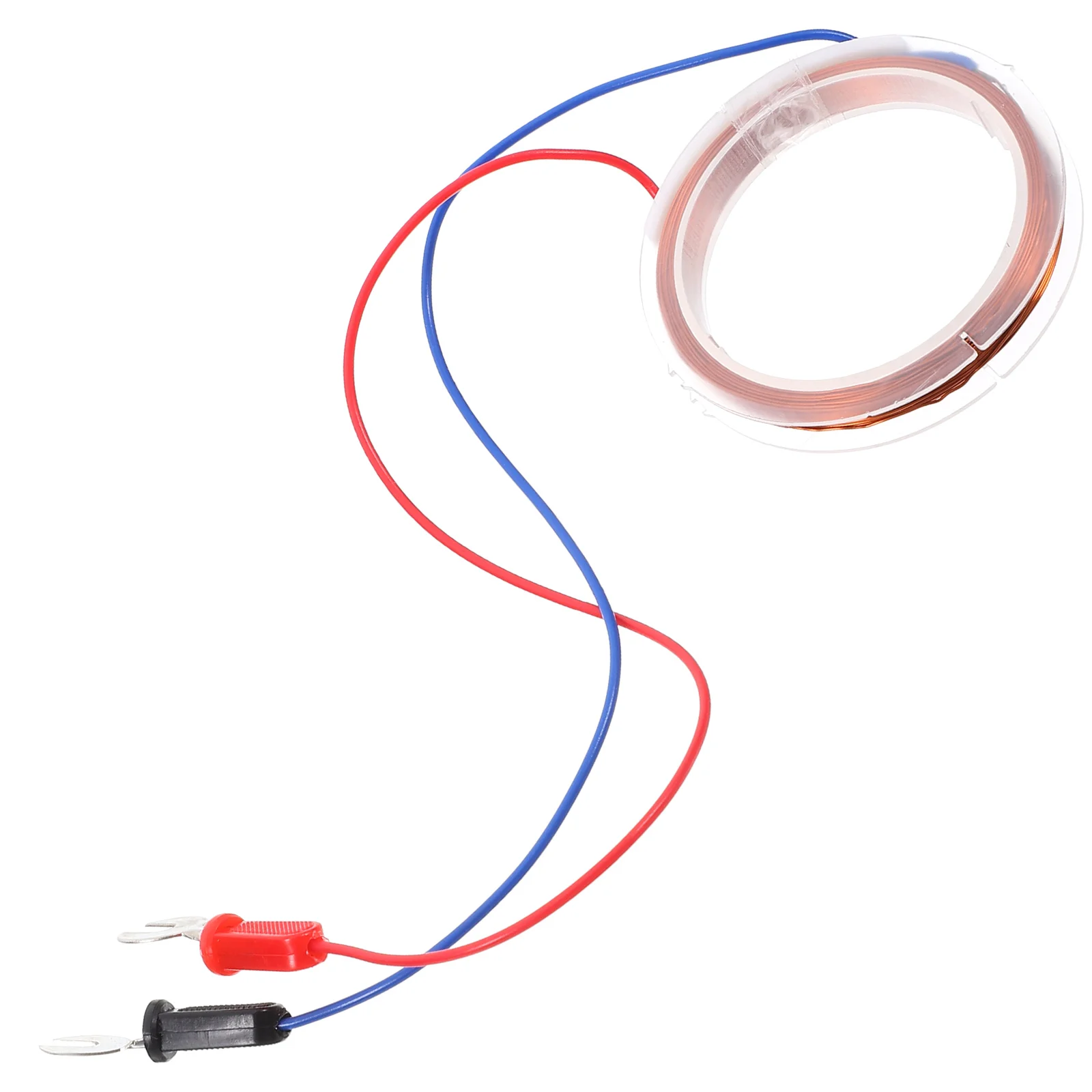 

1pc Round Copper Wire Teaching Aid For Physics Electromagnetics Experiment Diy Science Electronic Learning Tool Student