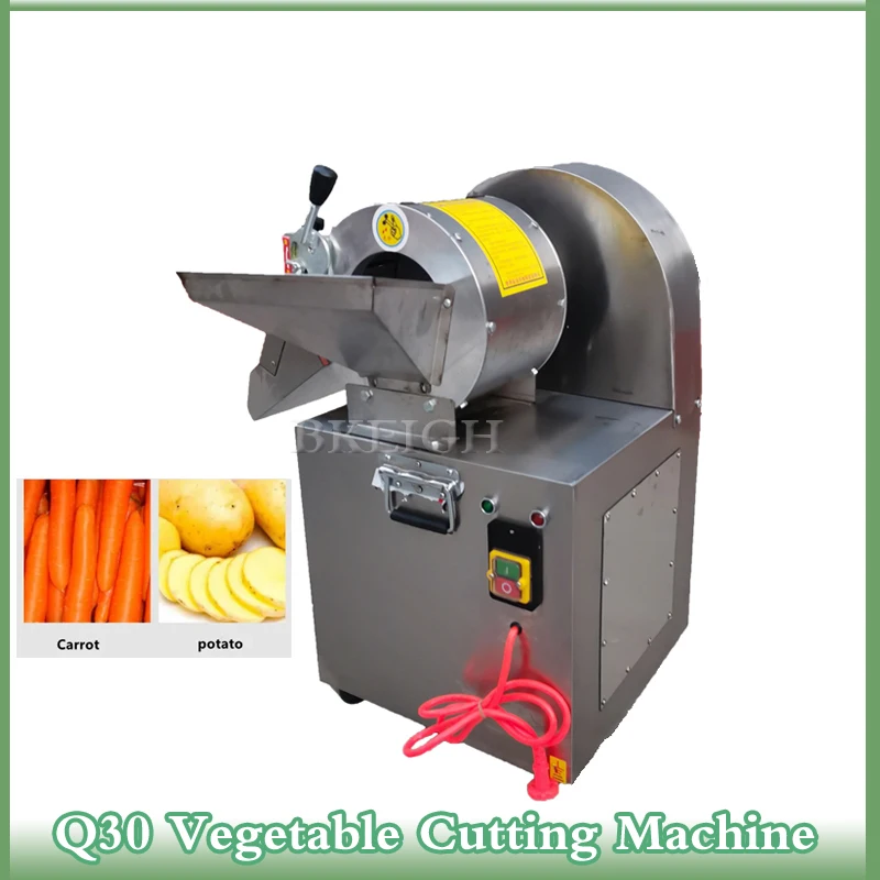 

Electric Vegetable Cutting Machine, Potato And Radish Slicer, Industrial Onion Dicer