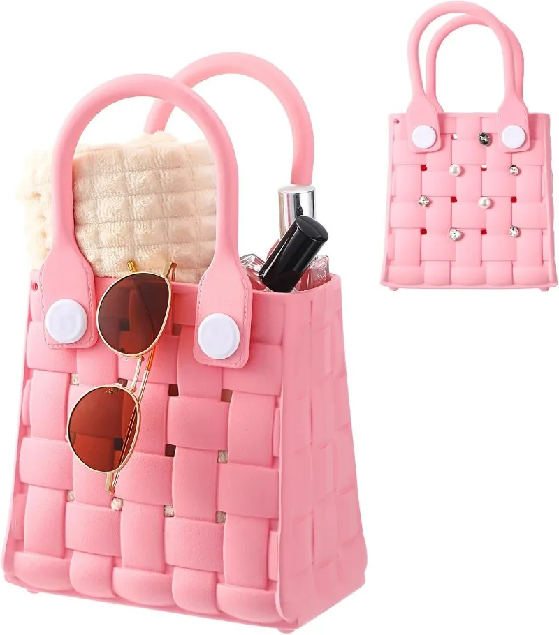 

Waterproof Cosmetic Bag Outdoor Portable Eva Makeup Bag Rubber Beach Tote Portable Travel Makeup Tool Kits