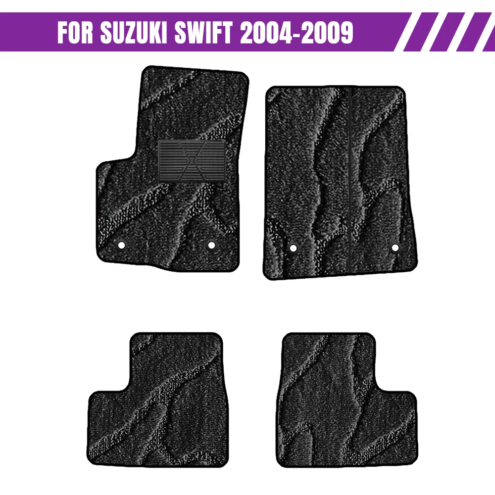 

For Suzuki Swift 2004-2009 Car-Specific Fit Car Mat Interior Accessories Waterproof Non-Slip Car Floor Mats Full Set