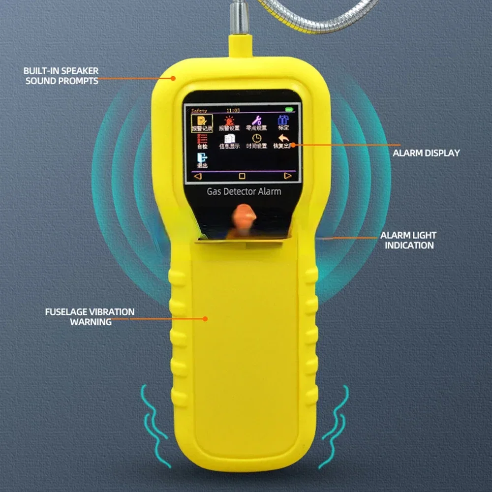 Kp816 Portable Combustible Gas Leak Detector Natural Gas Methane Gas