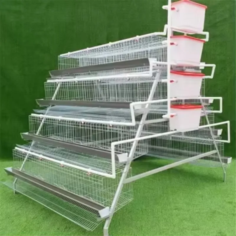 

10000 Chickens Battery Cage Laying Hens 3/4 Tiers 96/120/128/160 Birds Egg Layer Chicken Cage for Poultry Farm
