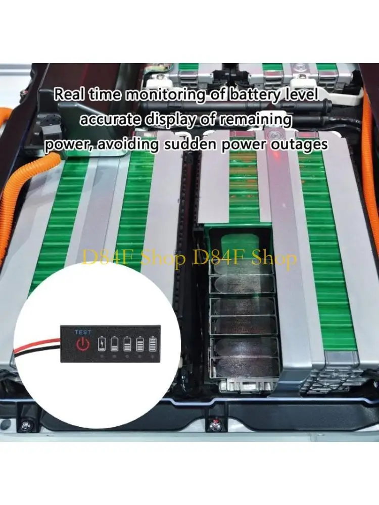D84F Lithium Battery Power Level Display Modules Battery Voltages Testers for Drones