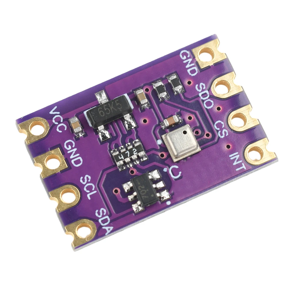 DC 2.0-5.5V BMP580 Atmospheric Pressure Temperature Sensor Module IIC SPI Compatible with BME280 BMP388 30~1250hPa