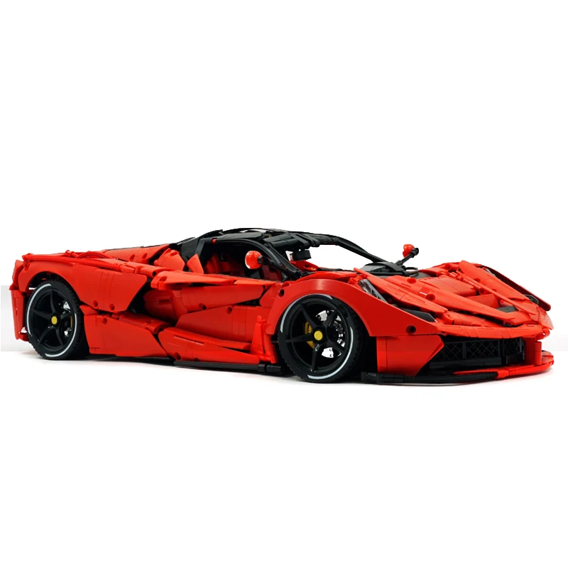 CADA 61505 Red Technical Super Sprots Car Model Building Blocks Brick DIY Puzzle Toys Assembly Birthday Christmas Gifts