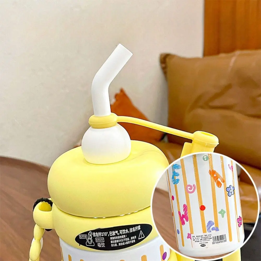 

920ML Insulated Thermos Handheld Stainless Steel Thermos Coffee Cup Easy To Drink Large Capacity Sports Water Kettle