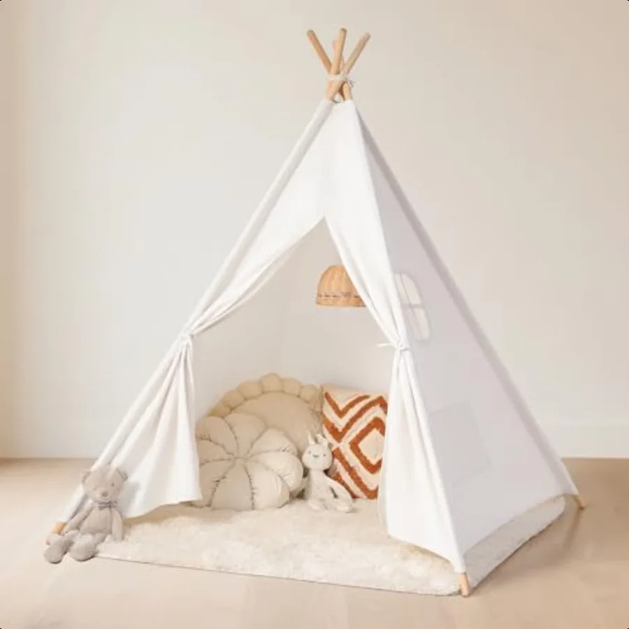 خيمة تيبي للأطفال لعب الخيام للفتيات والأولاد الهدايا مسرح للألعاب الداخلية والخارجية طفل ألعاب منزل للطفل المحملة تبول ل