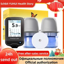 [Exp:2026-12-31]Freestyle Libre 24h Real Time Monitor Blood Glucose Meter Tester Sensor Scanner Sanguis Finger Free Sugar Test