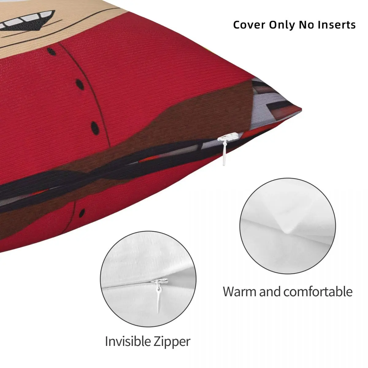 S-SOUTHPARKS كيس وسادة غطاء وسادة الجدة نمط ناعم غطاء الوسادة سادات ل أريكة ديكور المنزل #5