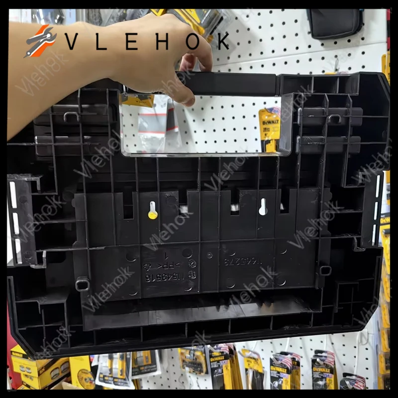 DEWALT DT70716 แคดดี้ใช้งานร่วมกับระบบ TSTAK เชื่อมต่อแบบบูรณาการ Transprot Handle กล่องเครื่องมือกรณี