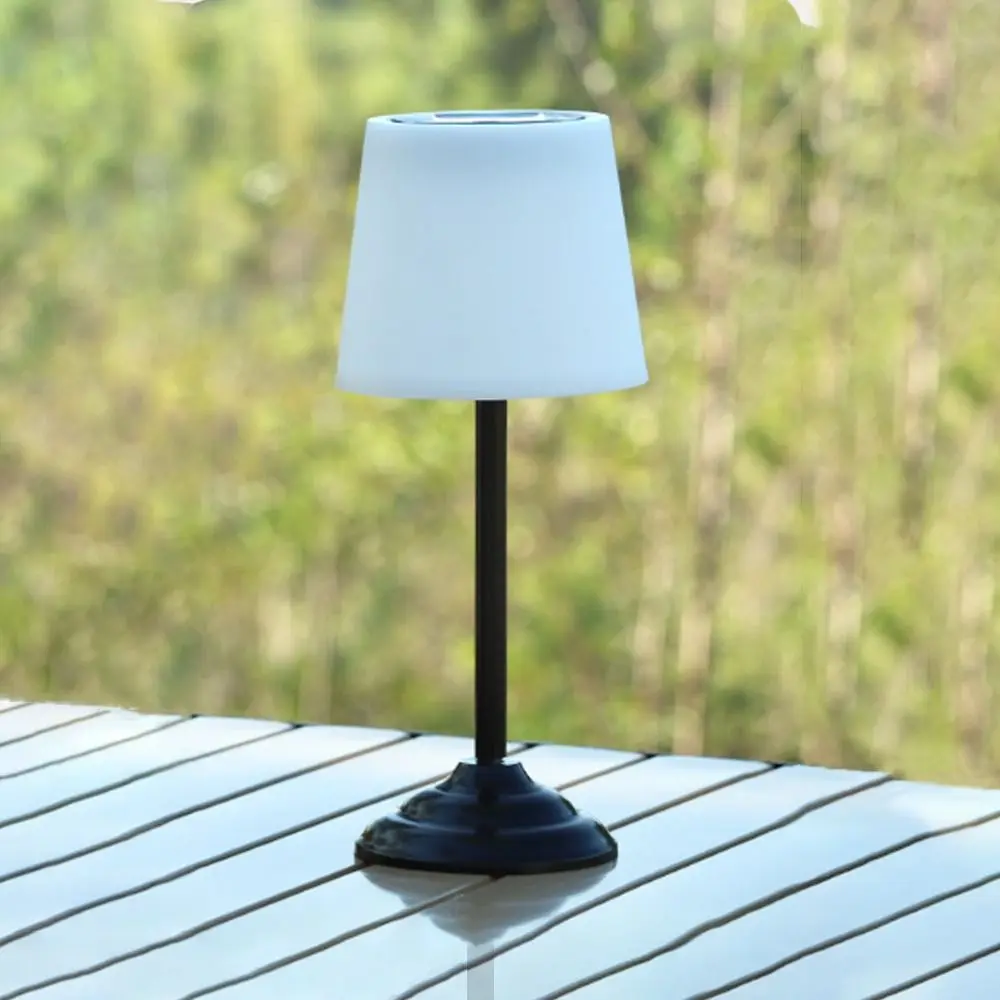 Creative LED Solar Table Lamp Dimmable Waterproof Solar LED Table Lamp Touch Control Rechargeable Solar Table Lamp Hotel Decor