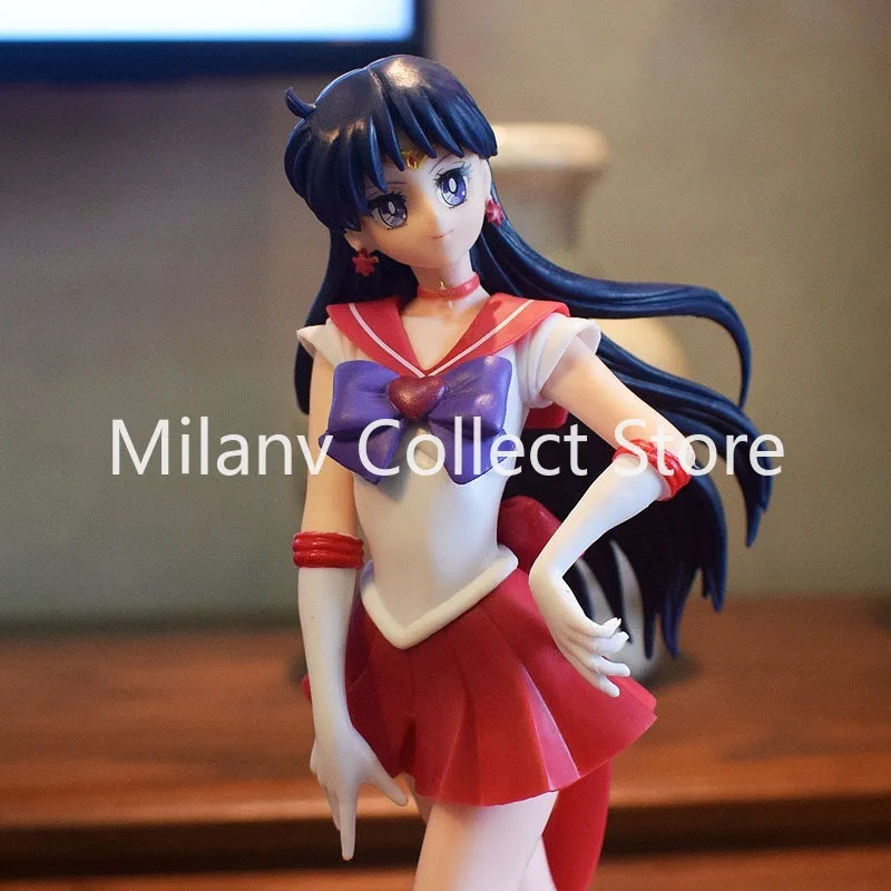 Sailor Moon Anime Figure Kawaii 22cm Sailor Saturn Mars Mercury Jupiter Venus Action Figurine Collectible Kids Toys Model Gifts view 4