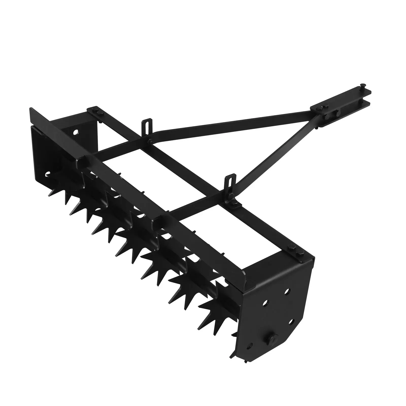 

Tow Behind Lawn Aerator, 32" Heavy-Duty Core Aerator Tool, Manual Lawn Aerator, Rolling Plug Aerator with Universal Hitch