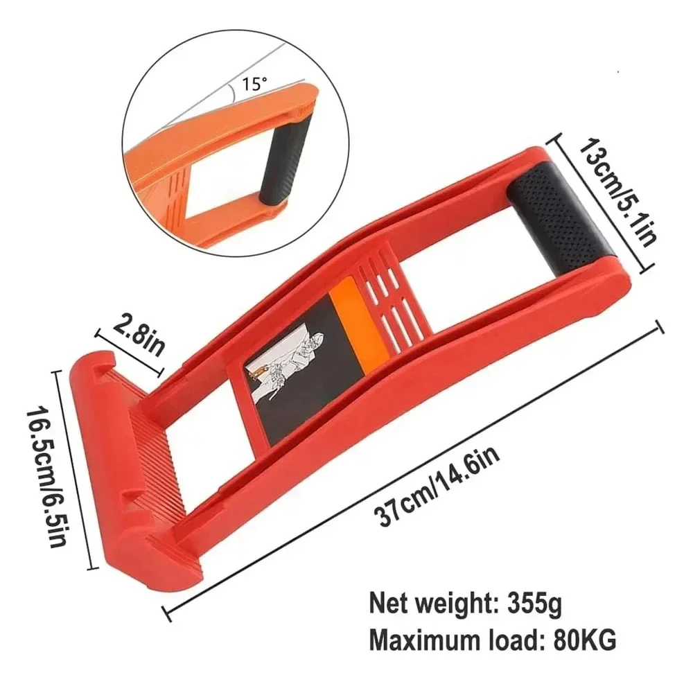80KG Panel Carrier Plier Load Tool Marble Plasterboard Load Lifter Giant Panel Carrier Carry Tile Tools Wooden Board Extractor