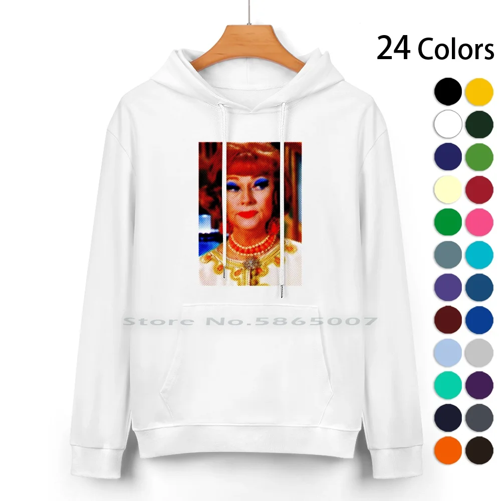 Endora Dot Pure Cotton Hoodie Sweater 24 Colors Tv Endora Agnes Moorhead 60s 70s Bewitched Ginger Red Head Classic Retro