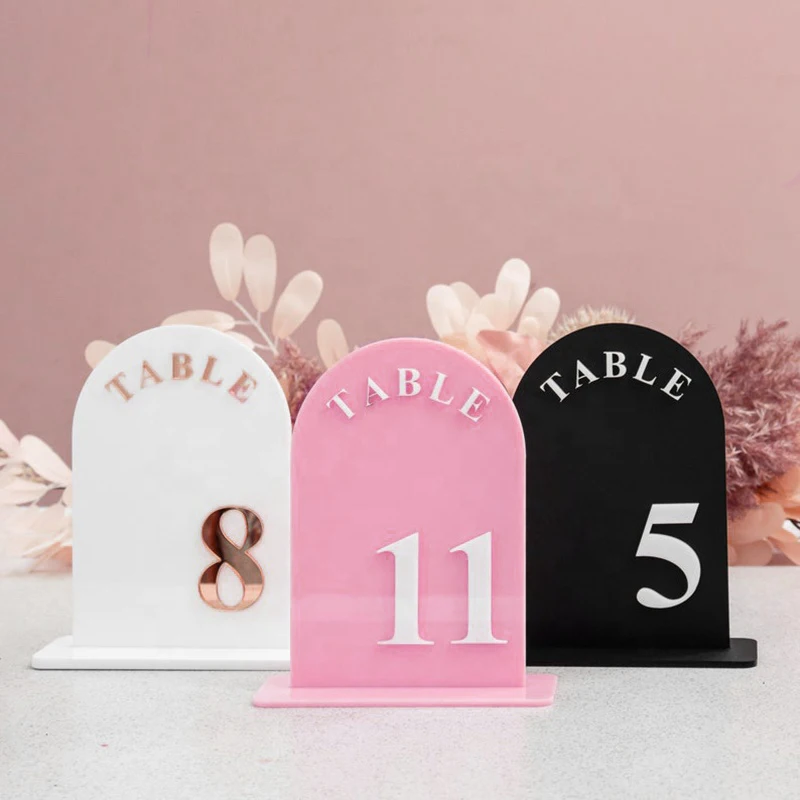 

Arch Table Numbers Acrylic Table Numbers Wedding Sign Wedding Table Number Wedding Centerpieces Decorations