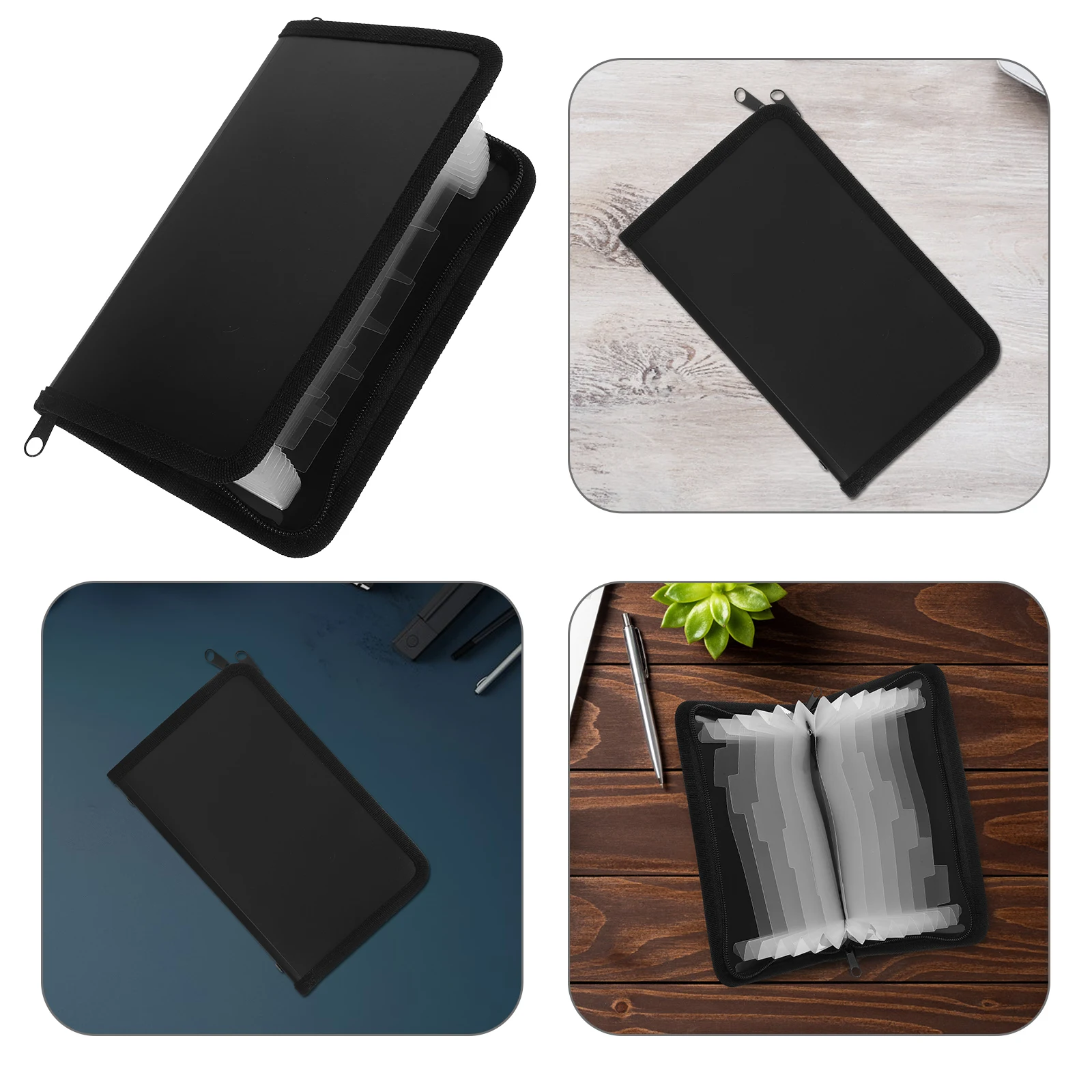 

Organ Bag Business Card Folder Portable Birth Certificate Document Organizer Accordion File Plastic Coupon