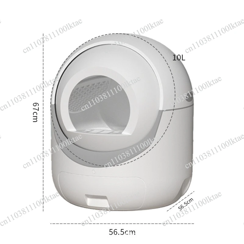 Electric Cat Toilet Extra Large Intelligent Cat Litter Box Fully Enclosed Poop Shovel Fully Automatic Cat Litter Box Low Noise